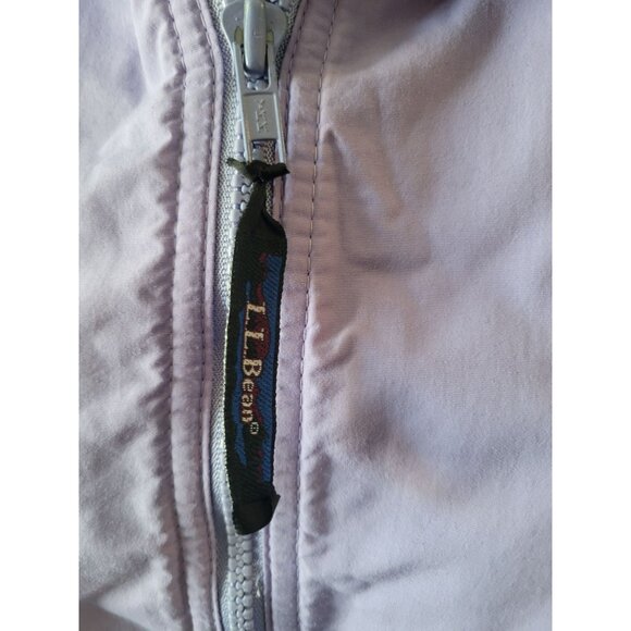 L.L. Bean Vintage Purple Fleece Full Zipper Jacket Size L Outer Wear Camping - Picture 3 of 11